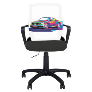 01 Fly Black Colorful Sport Car W Back 16704