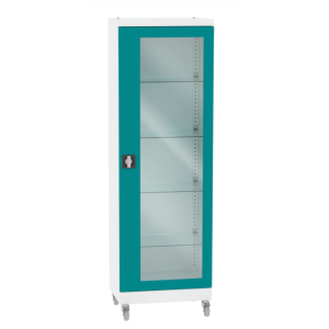 SML 111-mobile-RAL 5018 Niebieski turkusowy-door+white